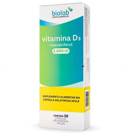 VITAMINA D 2000UI C/30 BIOLAB