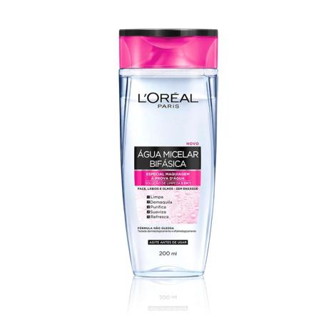 ÁGUA MICELAR BIFÁSICA LOREAL 200ML