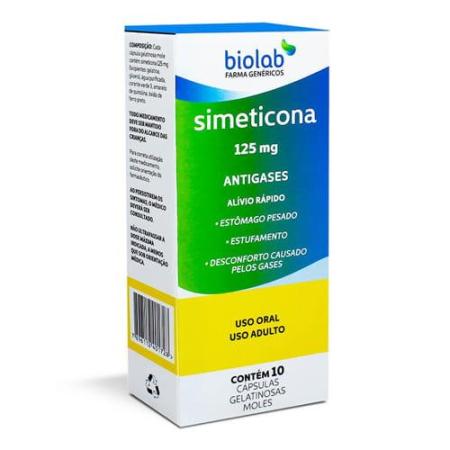SIMETICONA 125MG C/15 BIOLAB