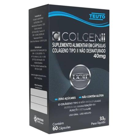COLGEN II COLÁGENO TIPO II NÃO DESNATURADO C/60