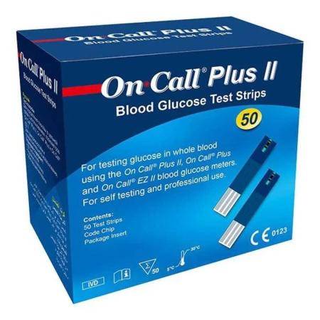 TIRAS GLICOSE ON CALL PLUS II C/50
