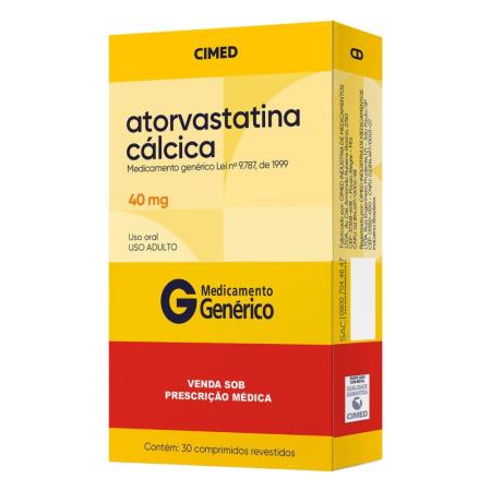 ATORVASTATINA 40MG C/30 CIMED