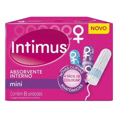 ABSORVENTE INTIMUS INTERNO MINI 8UN 