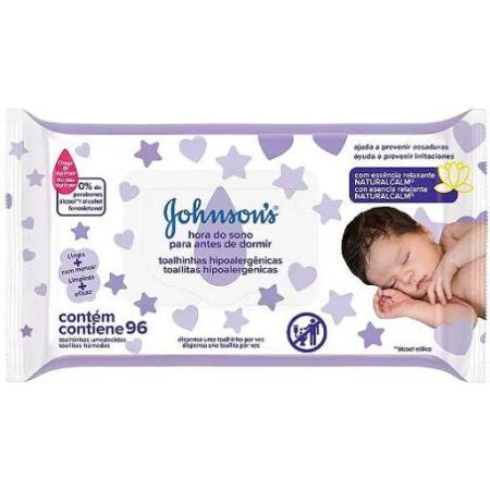 LENÇO UMEDECIDO JOHNSON'S BABY HORA DO SONO C/96