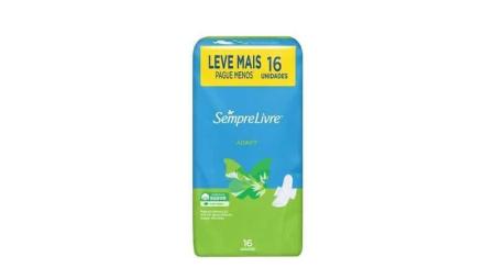 ABSORVENTE SEMPRE LIVRE ADAPT SUAVE ABAS C/16
