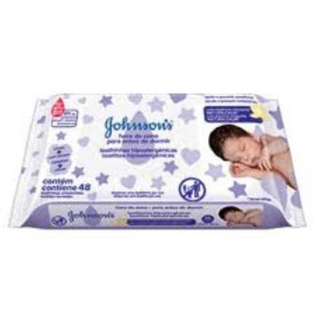 LENÇO UMEDECIDO JOHNSON'S BABY HORA DO SONO C/48