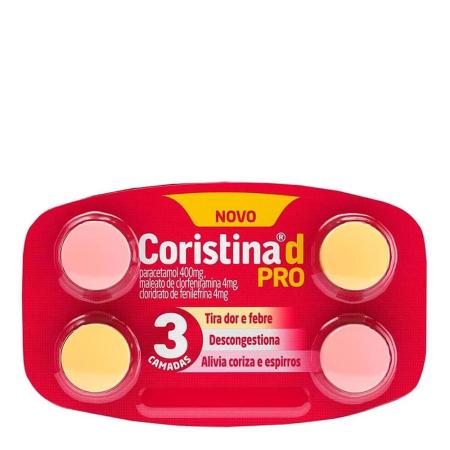CORISTINA D PRO 400MG C/4