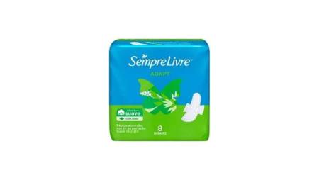 ABSORVENTE SEMPRE LIVRE ADAPT SUAVE ABAS C/8