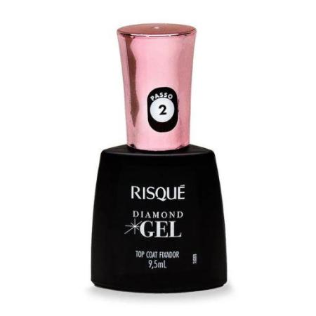 ESMALTE RISQUÉ DIAMOND GEL TOP COAT FIXADOR 9,5ml
