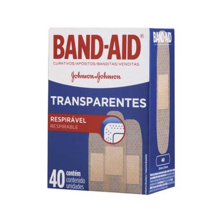 BAND-AID TRANSPARENTE C/40 