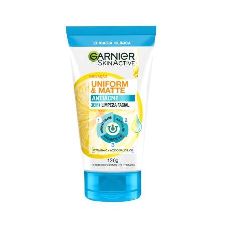 SABONETE LIMPEZA FACIAL GARNIER SKINACTIVE 3X1 ANTIACNE 120G 