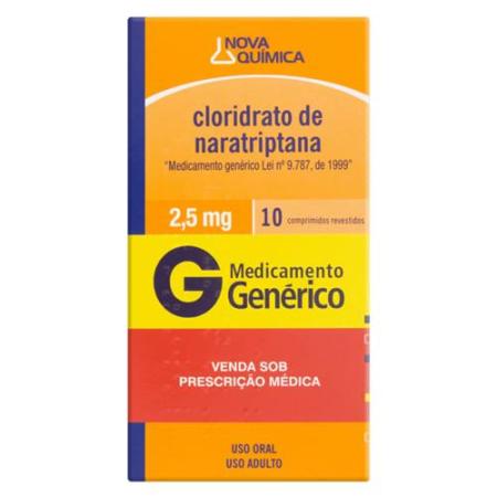 NARATRIPTANA NOVA QUÍMICA C/10