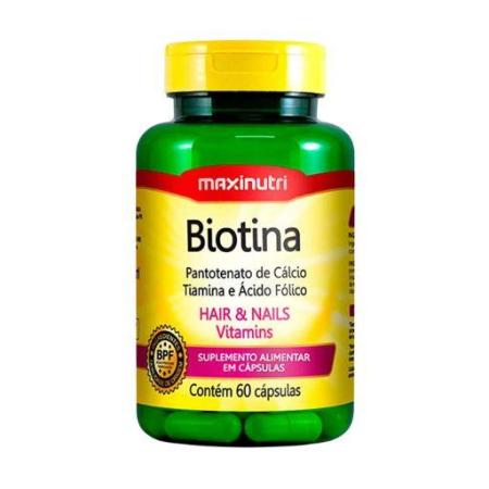   BIOTINA MAXINUTRI COM 60 CÁPSULAS