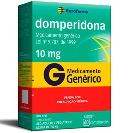 DOMPERIDONA 10MG EUROFARMA C/60  