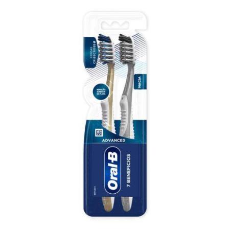 ESCOVA DENTAL ORAL-B ADVANCED  2 Unidades