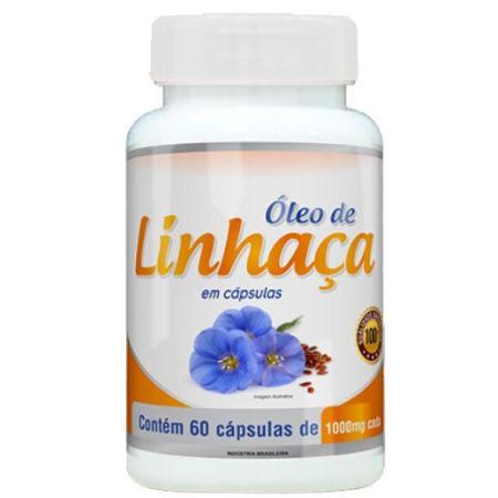  ÓLEO DE LINHAÇA 60 CÁPSULAS de 1000mg PROMEL
