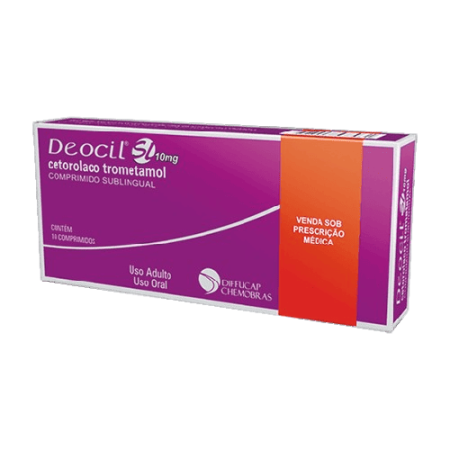 DEOCIL SUBLINGUAL 10MG C/10 COMPRIMIDOS 