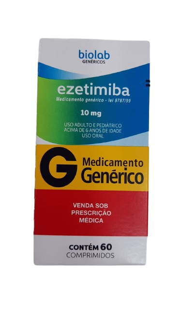 EZETIMIBA 10MG BIOLAB C/60