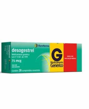 DESOGESTREL 75MCG EUROFARMA C/28 