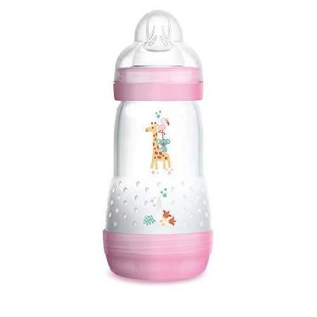 MAMADEIRA MAM ANTI CÓLICA 320ML 4+(ROSA OU AZUL)