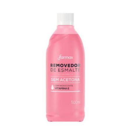 REMOVEDOR DE ESMALTE SEM ACETONA FARMAX 500ml 