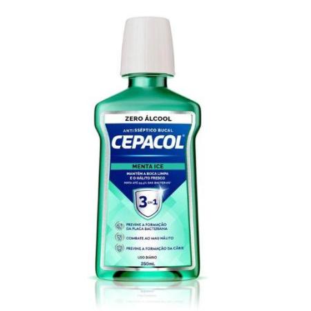  ENXAGUANTE CEPACOL BUCAL 250ml MENTA ICE