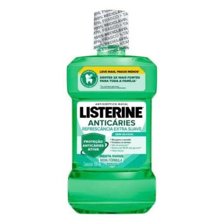 LISTERINE ANTICÁRIES ENXAGUANTE BUCAL 500mL