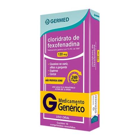 FEXOFENADINA 120MG GERMED C/10