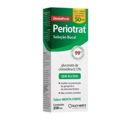  PERIOTRAT ENXAGUANTE BUCAL SEM ÁLCOOL 250ml MENTA FORTE