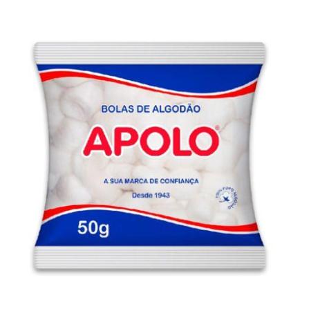  ALGODÃO HIDRÓFILO APOLO SACOLA 50g