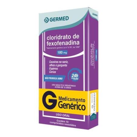 FEXOFENADINA 180MG GERMED C/10