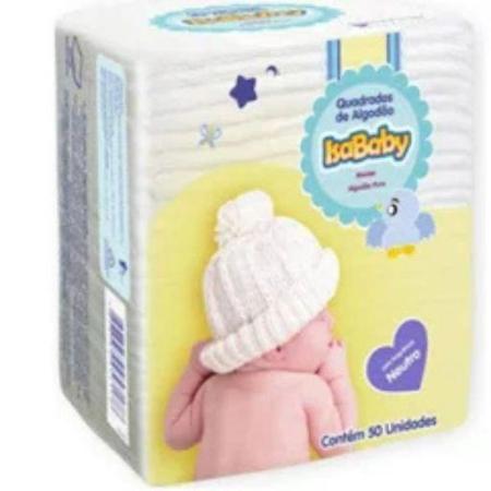 QUADRADOS DE ALGODÃO ISABABY 50 Unidades