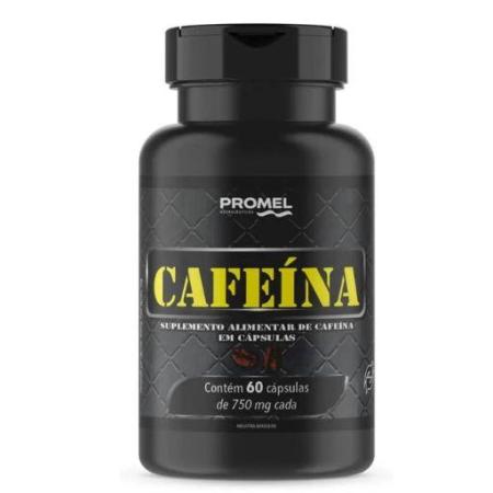 CAFEÍNA PROMEL 750MG COM 60 CÁPSULAS 