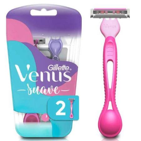 GILLETTE VÊNUS SUAVE COM 02 UNIDADES