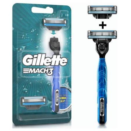 GILLETTE MACH3 COM 02 CARGAS DE BARBEAR