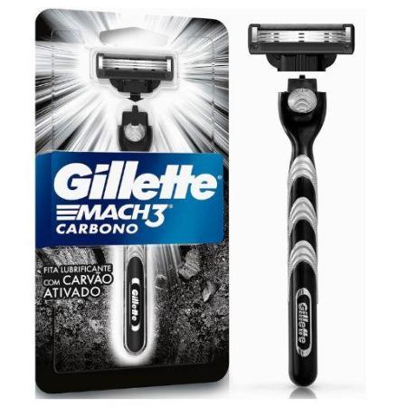 GILLETTE MACH3 CARBONO COM CARVÃO 01 UNIDADE