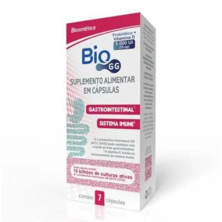 BIO GG SUPLEMENTO ALIMENTAR 10BI + 1.000UI 7 CÁPSULAS