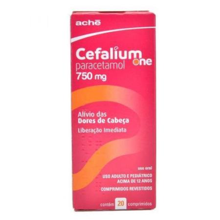 CEFALIUM ONE 750MG C/ 20 COMPRIMIDOS 