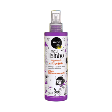 SPRAY DESEMBARAÇANTE MEU LISINHO SALON LINE KIDS IMAGINAÇÃO E DIVERSÃO 240ML