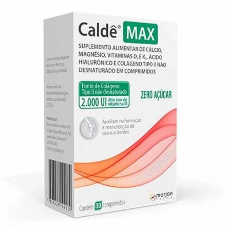 SUPLEMENTO ALIMENTAR CALDÊ MAX C/30 COMPRIMIDOS