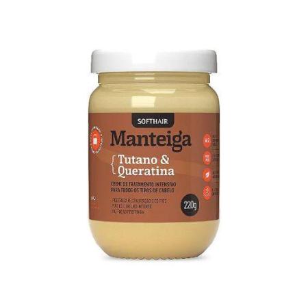 MANTEIGA TUTANO E QUERATINA SOFTHAIR 220G