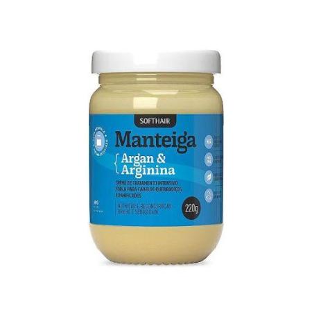 MANTEIGA ARGAN E ARGININA SOFTHAIR 220G