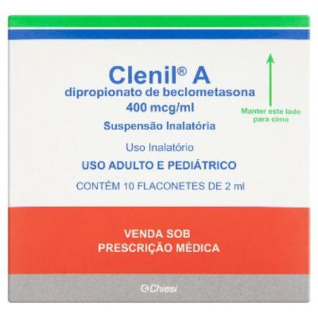 CLENIL A 4OO MCG/ML C/1O FLACONETES