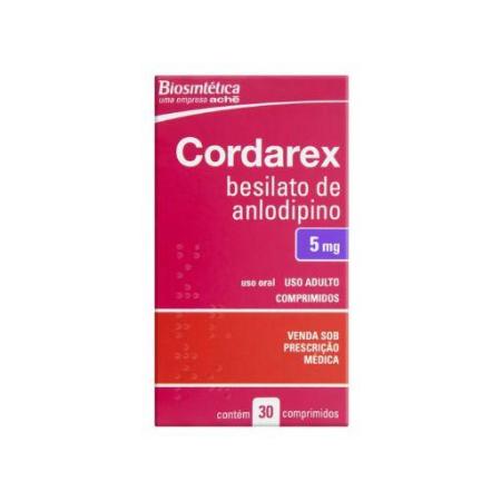 CORDAREX 5MG C/30 COMPRIMIDOS