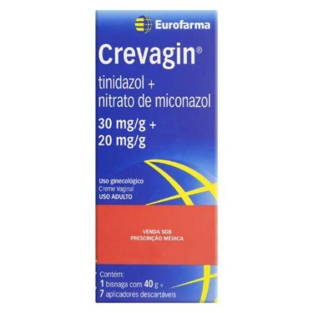 CREVAGIN CREME GINECOLÓGICO 40GR C/7 APLICADORES 