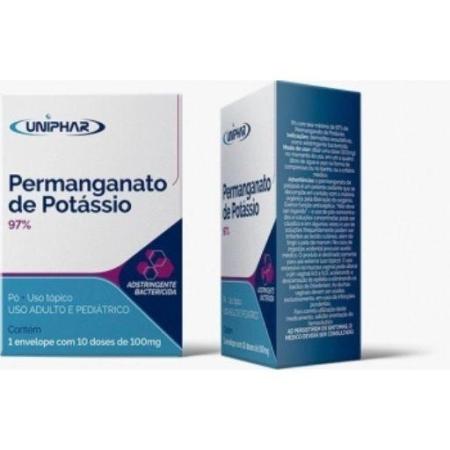 PERMANGANATO DE POTÁSSIO UNIPHAR 100MG