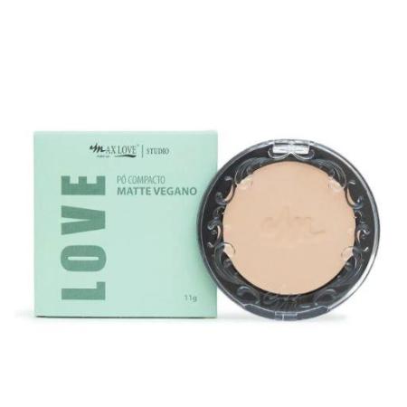 PÓ COMPACTO MATTE VEGANO MAX LOVE 11G