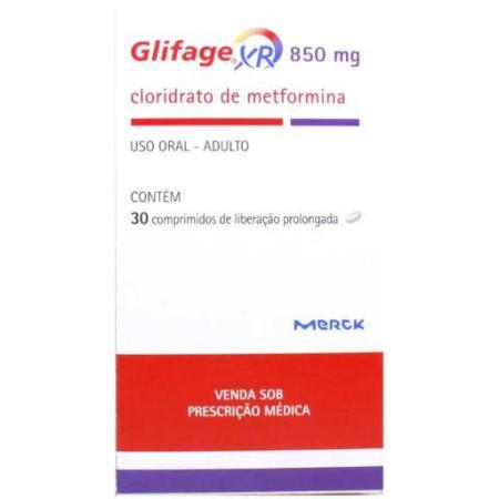 GLIFAGE XR 850MG C/30 COMPRIMIDOS