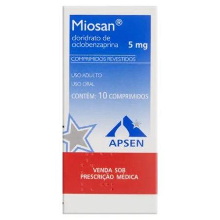 MIOSAN 5MG C/10 COMPRIMIDOS