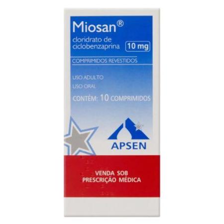 MIOSAN 10MG C/10 COMPRIMIDOS